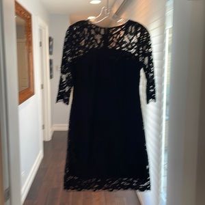 Black lace dress